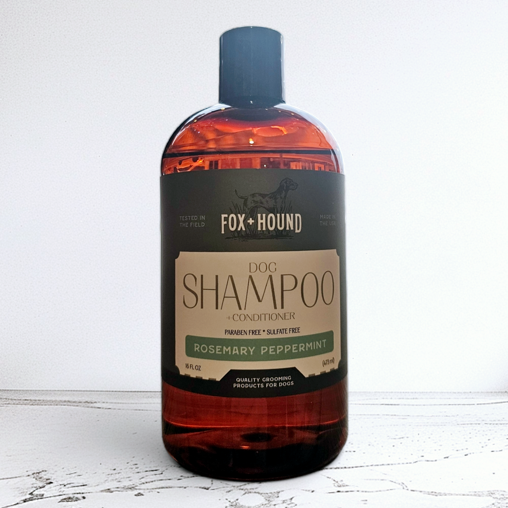 DOG SHAMPOO + CONDITIONER FOX + HOUND ROSEMARY & PEPPERMINT