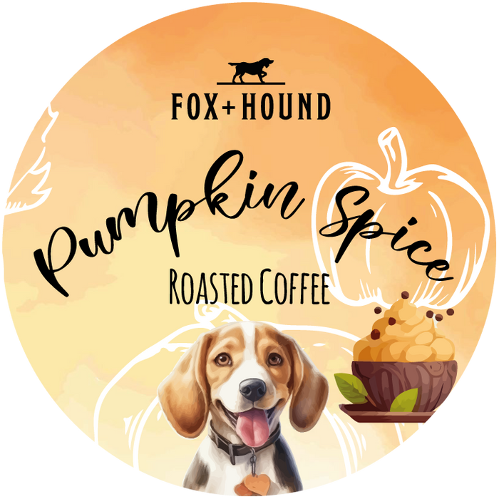 Coffee Fox + Hound Pumpkin Spice Naturally Flavored Coffee Seasonal Edition Halloween / Fall / Autumn