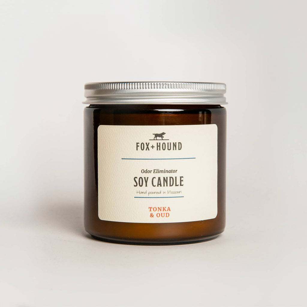 Odor Eliminator Soy Candle - Tonka & Oud