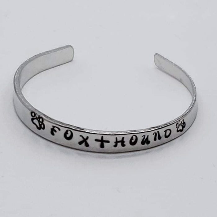 Fox + Hound Aluminum Narrow Hand Stamped Cuff