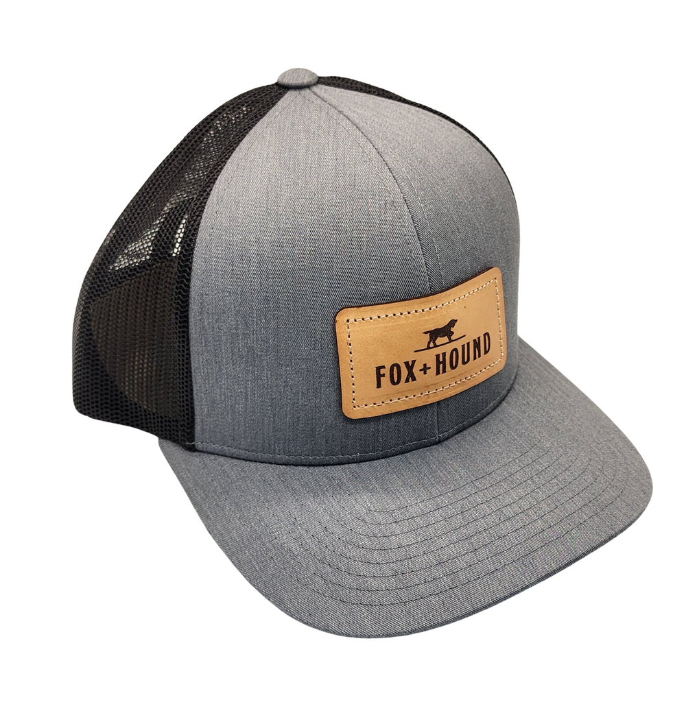 Hat- Fox + Hound Grey and Black Trucker Hat