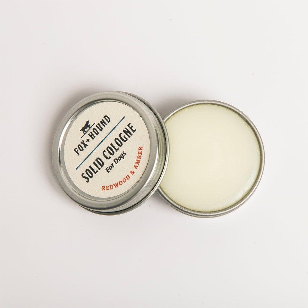 Solid Cologne for Dogs Redwood & Amber
