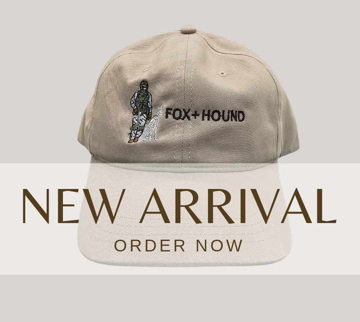 Fox + Hound Classic Low Profile Twill Cap Khaki Military K9 - One Size Fits All