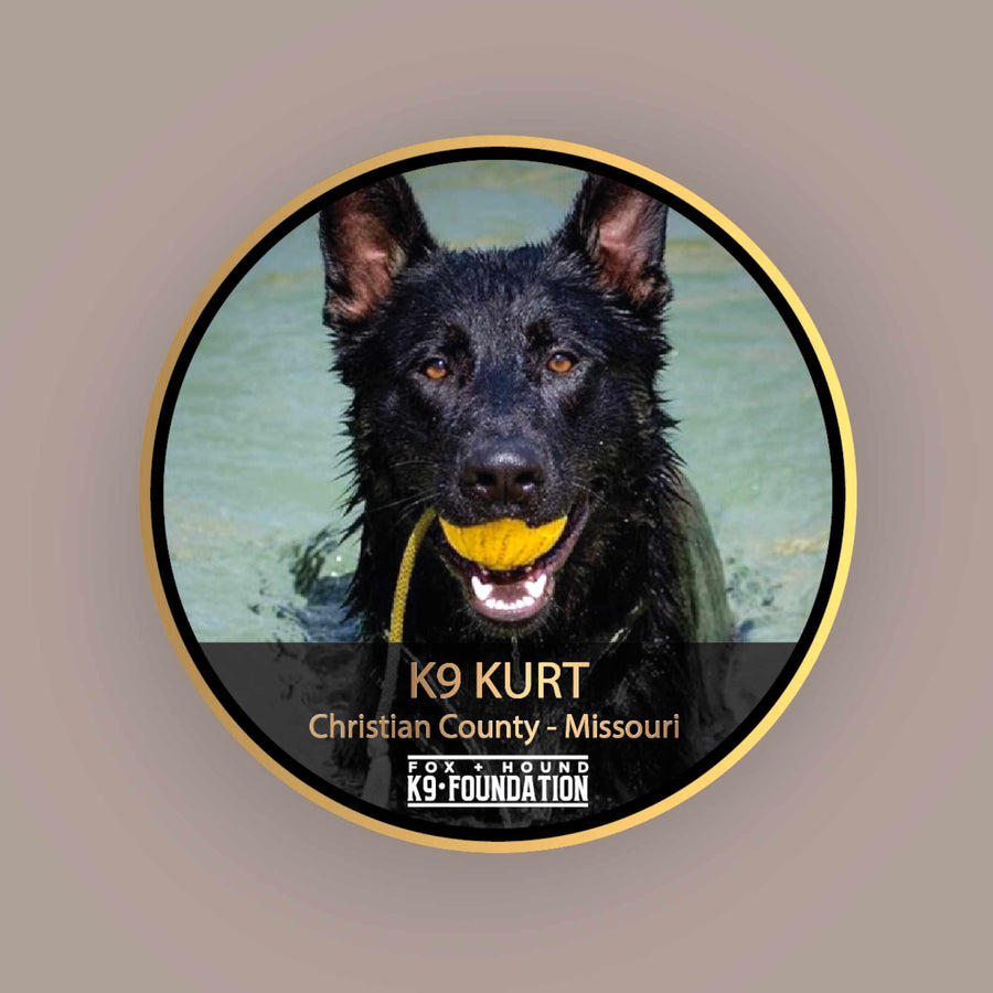 K9 CANDLE - K9 KURT FOX + HOUND TONKA OUD ODOR-ELIMINATOR SOY CANDLE