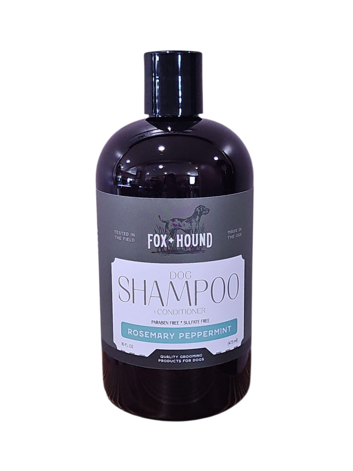 DOG SHAMPOO + CONDITIONER FOX + HOUND ROSEMARY & PEPPERMINT