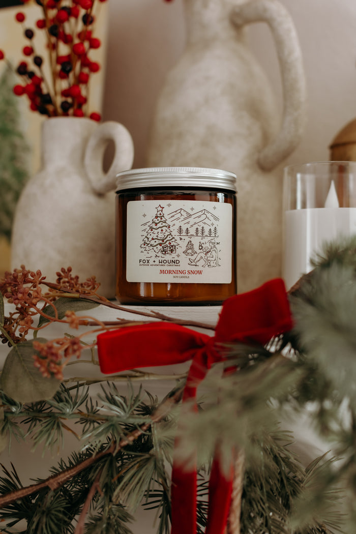 CHRISTMAS 🎄- FOX + HOUND MORNING SNOW SOY CANDLE