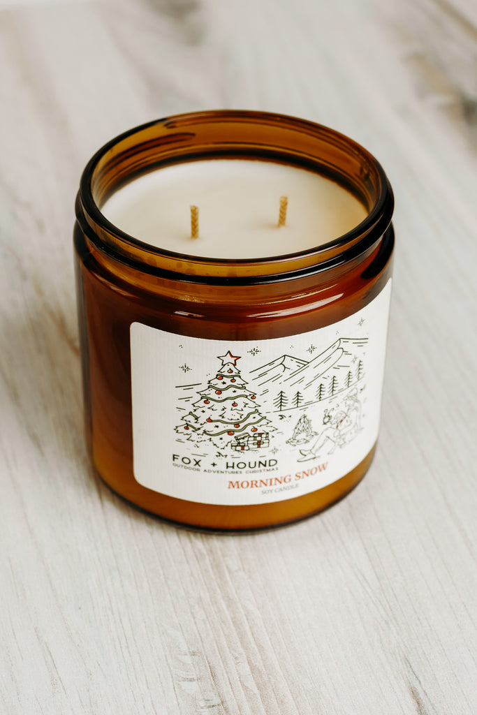 CHRISTMAS 🎄- FOX + HOUND MORNING SNOW SOY CANDLE