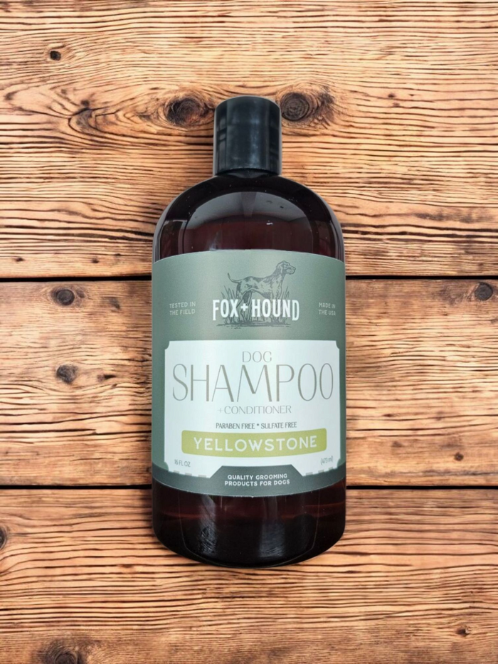 DOG SHAMPOO + CONDITIONER FOX + HOUND YELLOWSTONE National Park Series