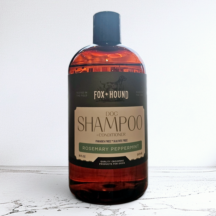 DOG SHAMPOO + CONDITIONER FOX + HOUND ROSEMARY PEPPERMINT