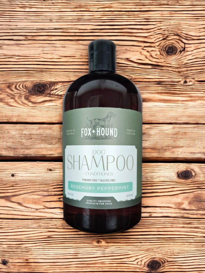 DOG SHAMPOO + CONDITIONER FOX + HOUND ROSEMARY & PEPPERMINT