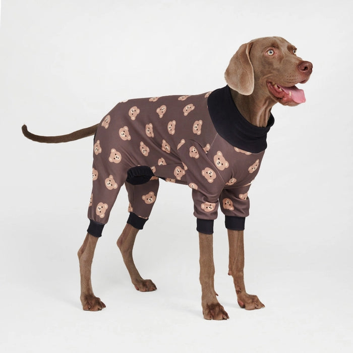 PAJAMAS | BROWN BLACK BEAR DOG PAJAMAS