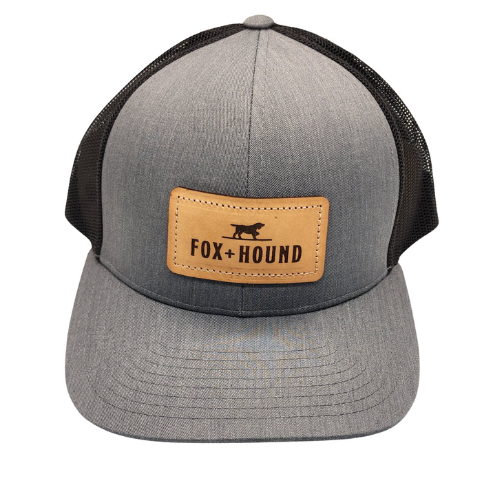 Hat- Fox + Hound Grey and Black Trucker Hat