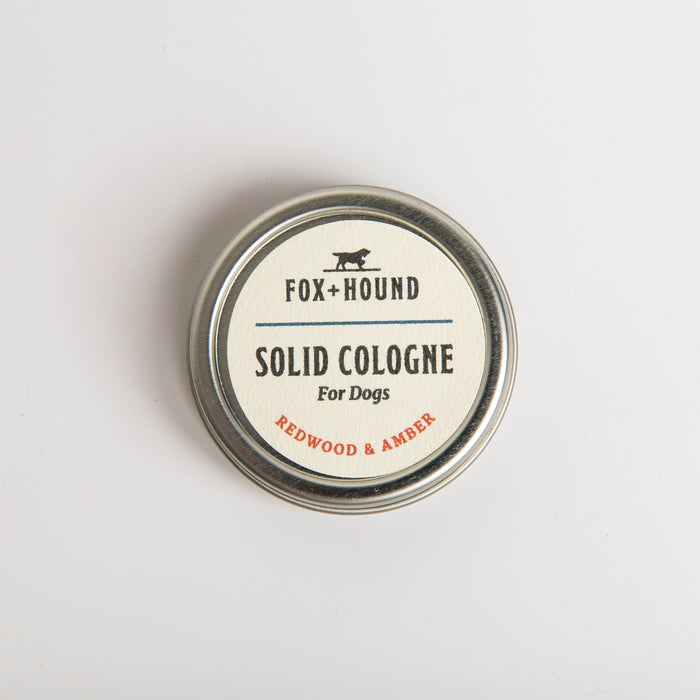Solid Cologne for Dogs Redwood & Amber