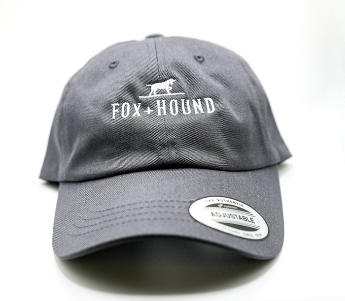 Fox + Hound Classic Low Profile Cap Dark Gray/ White - One Size Fits All