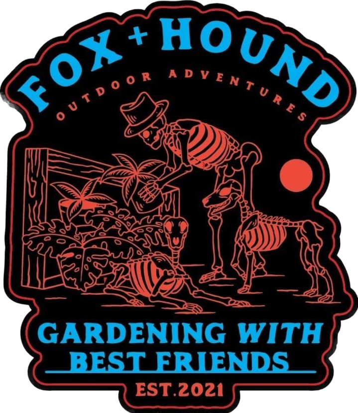 Fox + Hound Gardening with Best Friends Sticker - Free Shipping