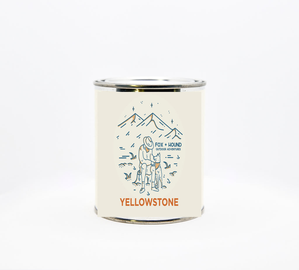Fox + Hound National Park Series Yellowstone Soy Candle Outdoor Adventures