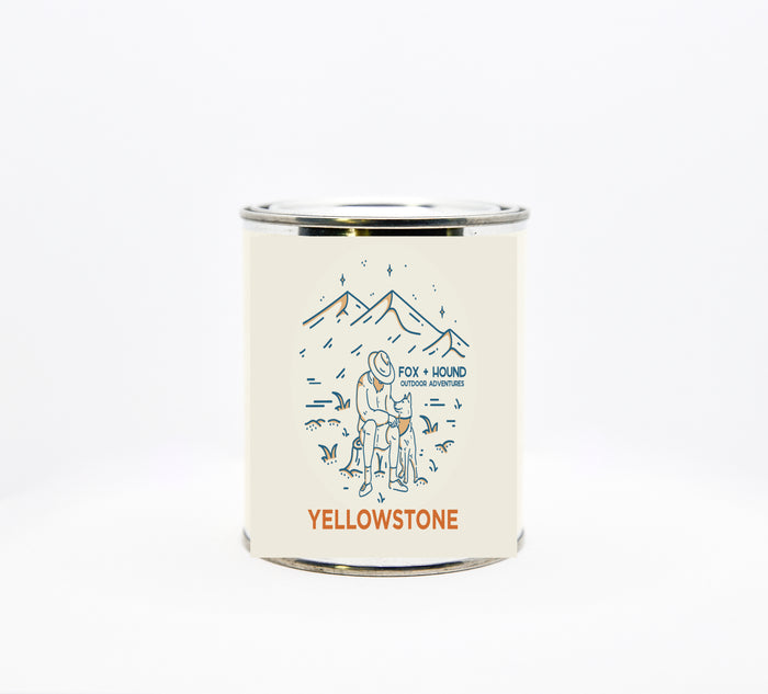 Fox + Hound National Park Series Yellowstone Soy Candle Outdoor Adventures
