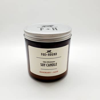 Odor Eliminator Soy Candle - Rosemary + Sage